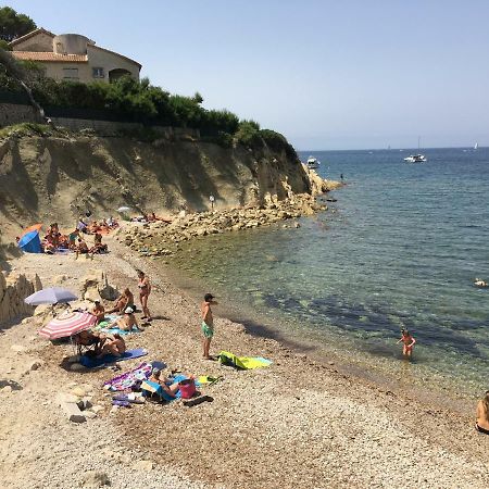 T2 Rez De Jardin 300M Plage De Beaucours Sanary Sur Mer 外观 照片